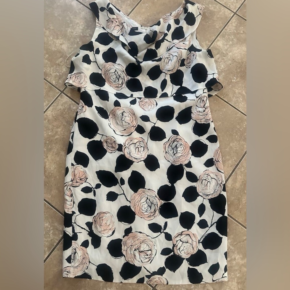 Escada silk cocktail dress sheath 44/12